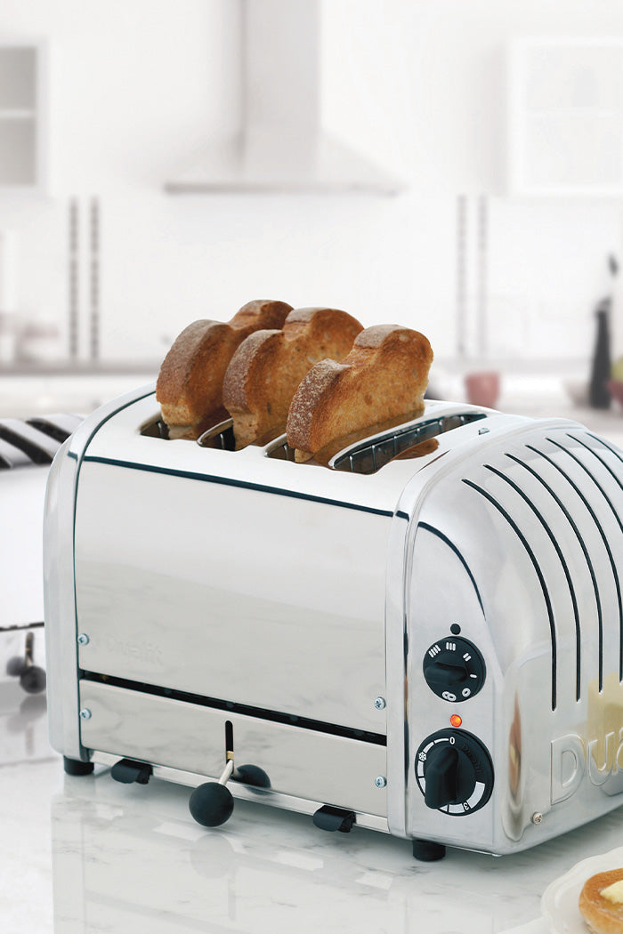 Dualit 4-Slice Commercial Toaster 4BR/84 Chrome Alloy Retro 1745