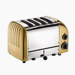 4 Slice Refurbished AWS Classic Toaster - Brass