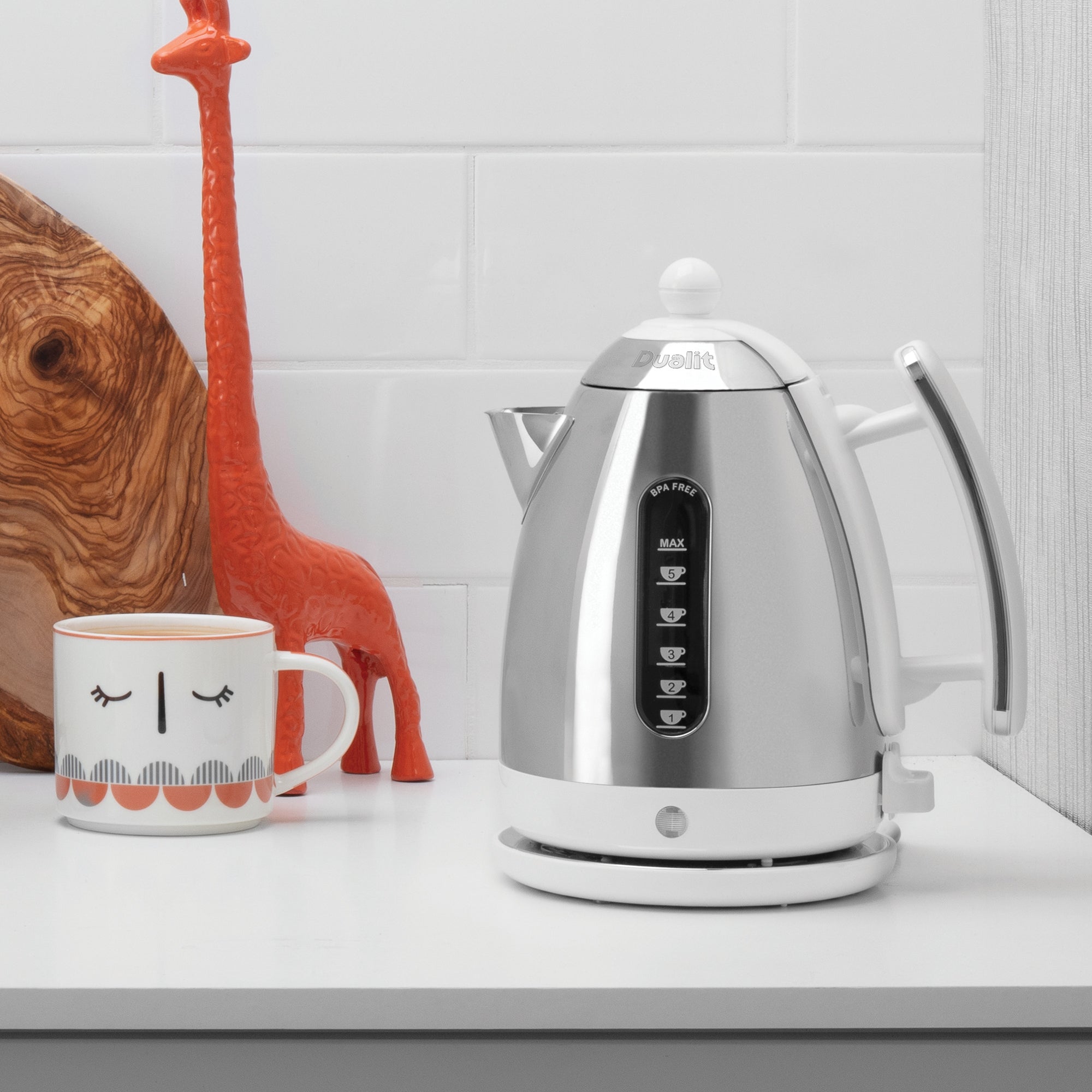 White one sale cup kettle