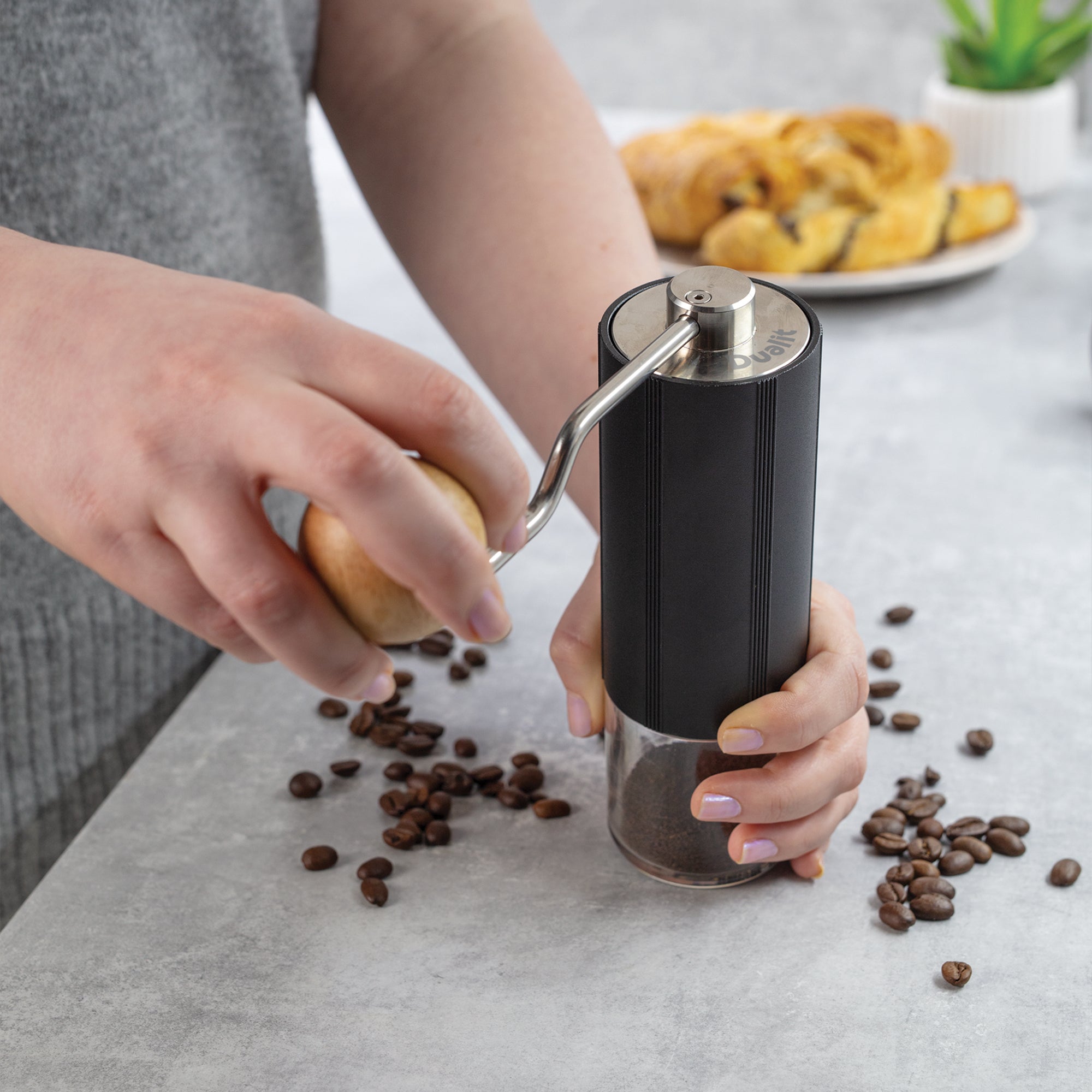 Handheld coffee grinder best sale