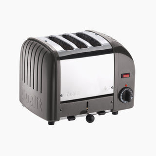 3 Slice Vario Classic Toaster - Grey