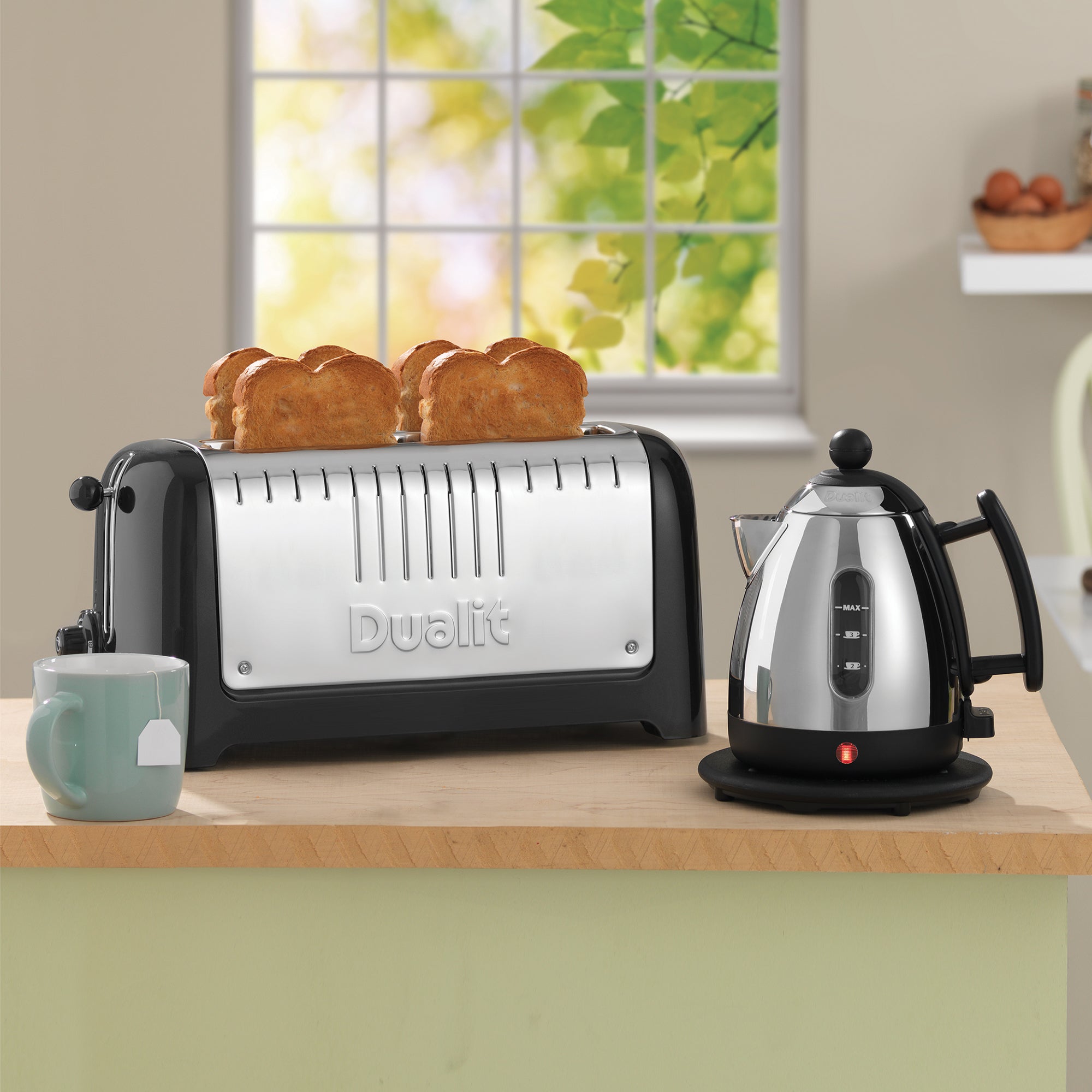 Black long hotsell slot toaster